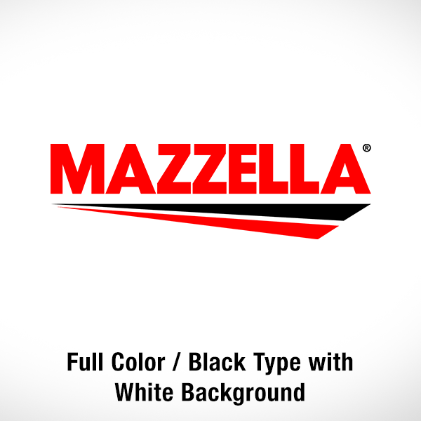 Mazzella Logo - Full Color / Black Type / White Background