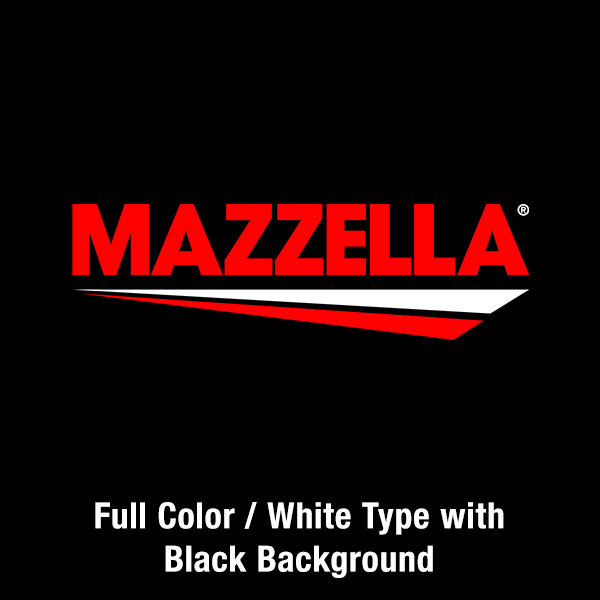 Mazzella Logo - Full Color / White Type / White Background