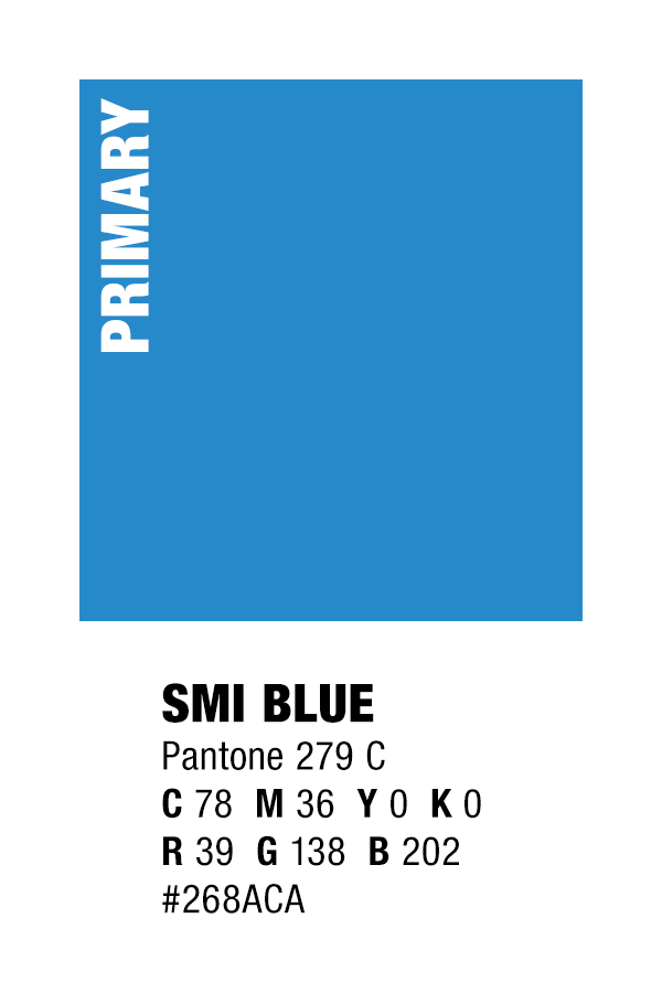 Color Usage: SMI Blue