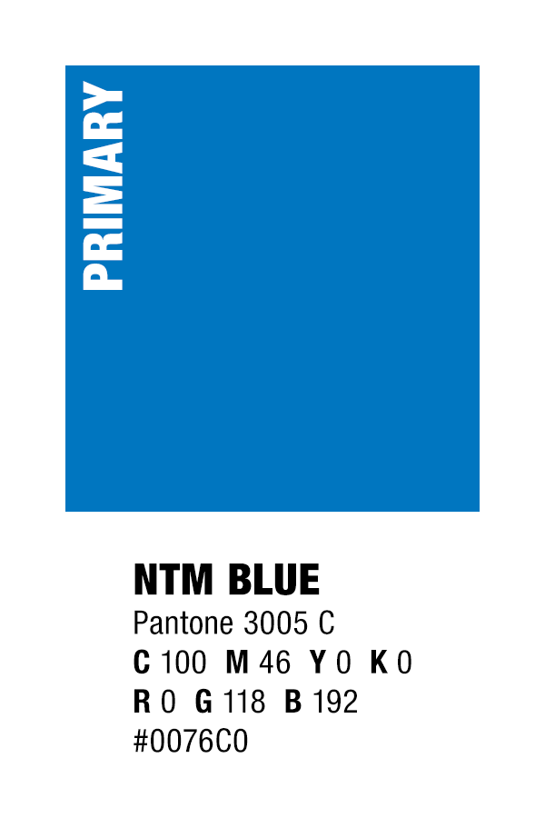 Color Usage: NTM Blue